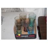 BOX OF COCA COLA GLASSES 6