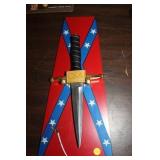 14 IN CSA DISPLAY KNIFE AND BOARD