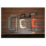 LOT OF 5 C CLAMPS