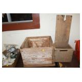 2 WOODEN BOXES