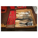BOX OF KITCHEN UTENSILS
