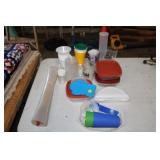 LOT OF FOOD CONTAINERS & CUPS,ETC