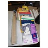 TABLE EASEL,CARDSTOCK,FOLDERS,ETC