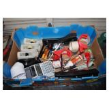 BOX OF OFFICE SUPPLIES