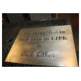 THE THING BEST METAL WALL DECOR, 22X30