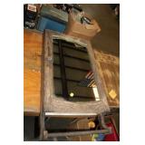 WALL CABINET/MIRROR & TOWEL HANGER,18X33 LONG