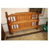 QUEEN BED WITH RAILS
