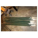 LOT OF FENCE POSTS