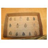 BOX OF ARROW HEADS