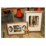 3 FRAMED PRINTS