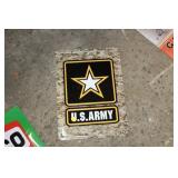 US ARMY METAL SIGN