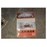 GRUMPS METAL SIGN