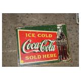 COCA COLA METAL SIGN