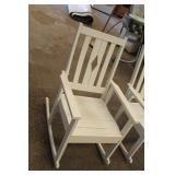 WOODEN PORCH ROCKING CHAIR