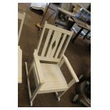 WOODEN PORCH ROCKING CHAIR