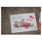 FIRE CHIEF  METAL SIGN