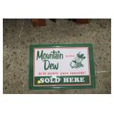 MOUNTAIN DEW METAL SIGN