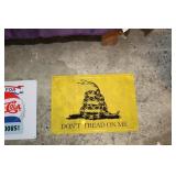 DONT TREAD ON ME METAL SIGN