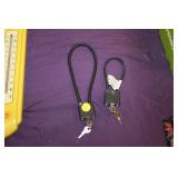 2 CABLE LOCKS & KEYS