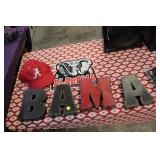 LOT OF ALABAMA DECOR & HAT