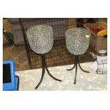 2 CANDLE HOLDERS