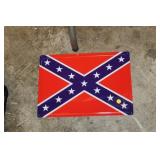 REBEL FLAG METAL SIGN
