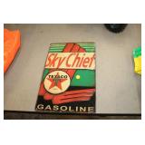 SKY CHIEF METAL SIGN