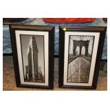 2 FRAMED PRINTS