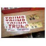 TRUMP BILLS & BUMPER STICKERS