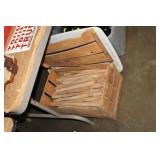 LOT OF WOODEN TOOL HANDLES
