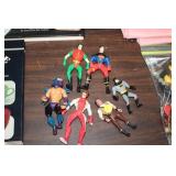 LOT OF SUPER HERO FIGURES