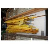 LOT OF FENCE POSTS