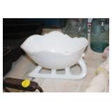 MILK GLASS BOWL