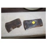 2 AXE HEADS