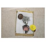 INDIAN HEAD PENNY NECKLACE & CUFF LI NKS
