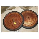 2 VINTAGE SMALL WHEELS