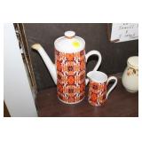 J.WEEL PITCHER & CREAMER