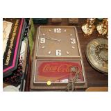 LIGHT UP COCA COLA CLOCK