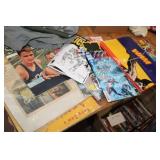 COMIC BOOKS,SPORTS MAGAZINE,FOLDERS,ETC