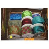 LOT OF WIRED RIBBON