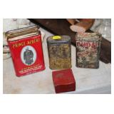 LOT OF VINTAGE TINS