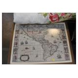FRAMED MAP PRINT