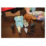 LOT OF ELEPHANT DECOR