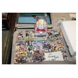 FOOTBALL & BASEBALL CARDS & DISPLAY