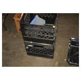 2 MILK CRATES