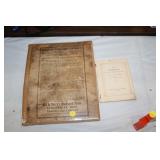 1935 VINTAGE BILL & BERRYS WRESTLING POSTER