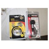 NEW STANLEY TAPE MEASURE & RIDGID TUBING CUTTER