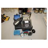 LOT OF METERS,COMPASS,ETC