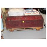 VINTAGE METAL TRAIN CAR