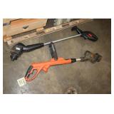 2 ELECTRIC WEED TRIMMERS
